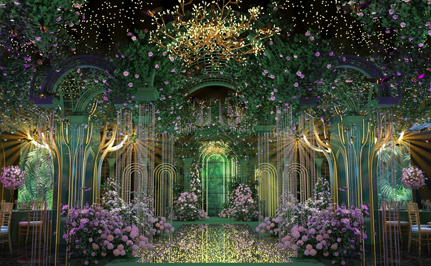 长宁奇妙森林婚礼堂效果展示