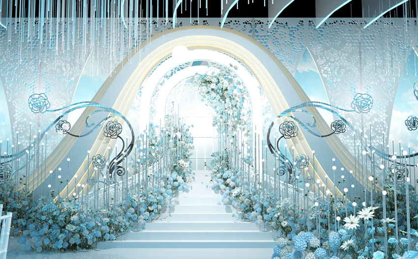 长宁釡香烙馍村水晶厅效果展示